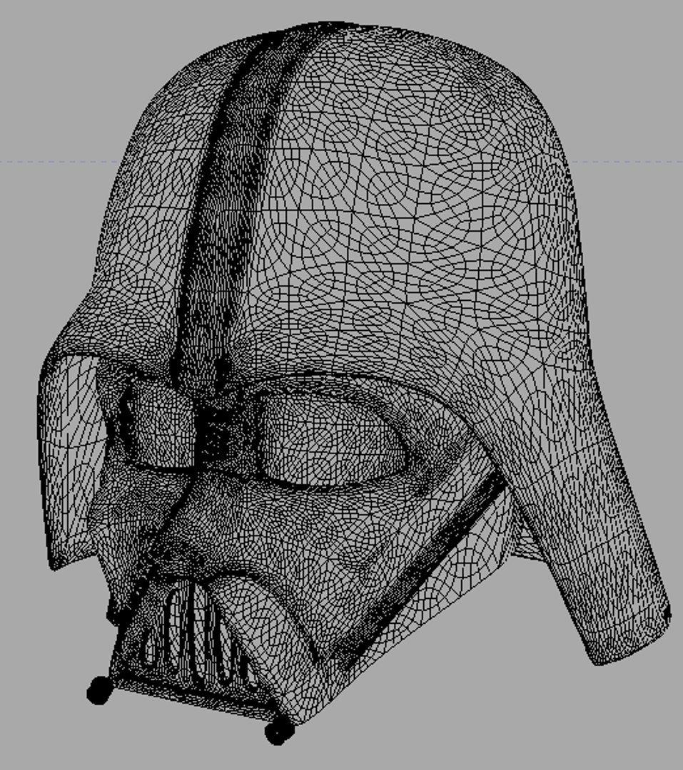 Mask Darth Vader 3ds