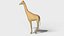 Girafe Low Poly