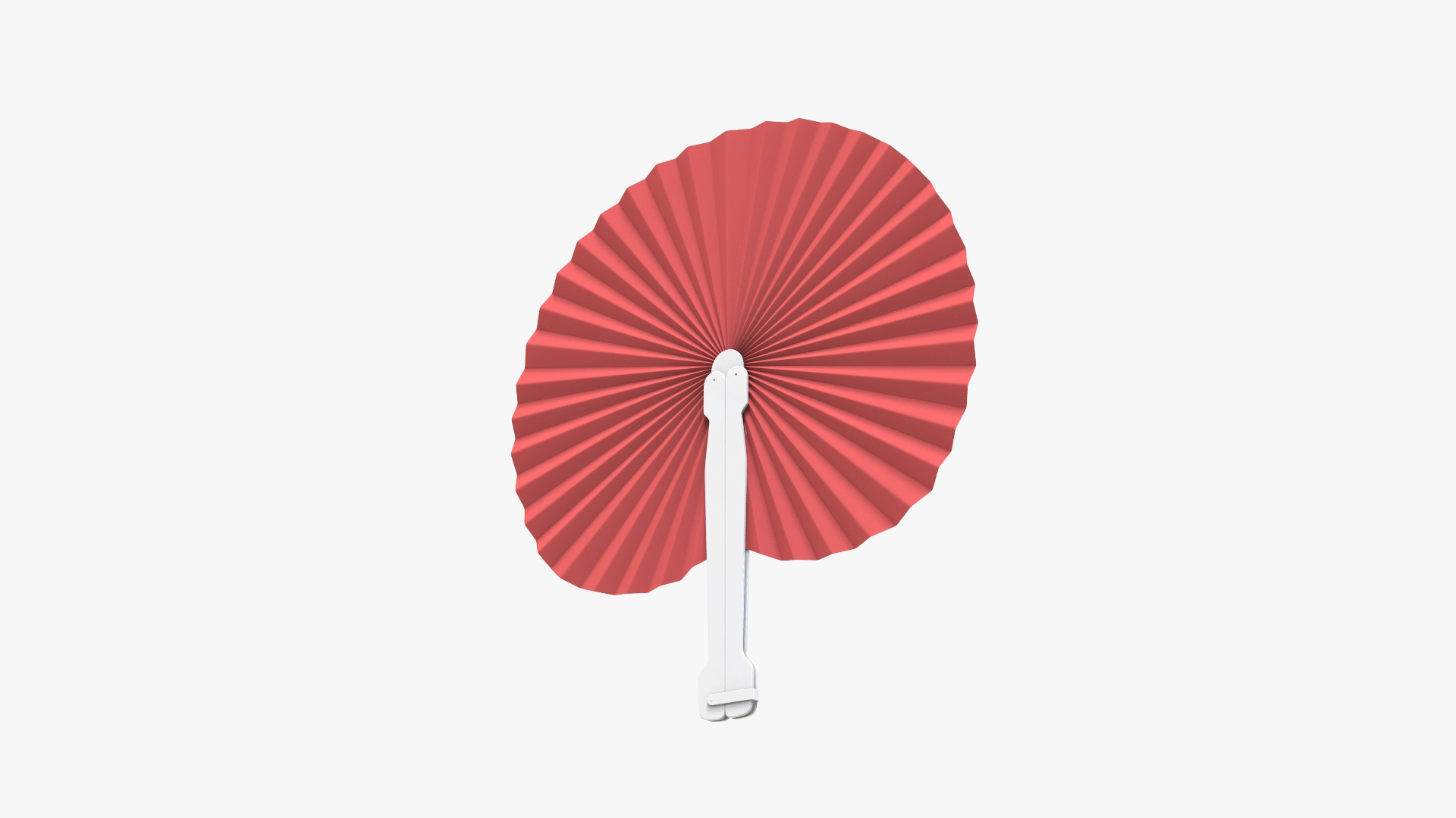 Accordion Paper Hand Fan 3D Model TurboSquid 1834706