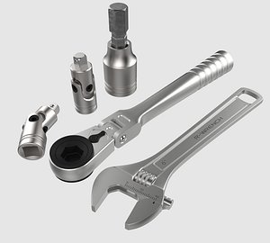 ratchet wrench tool 3D