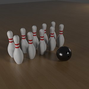 3d bowling set