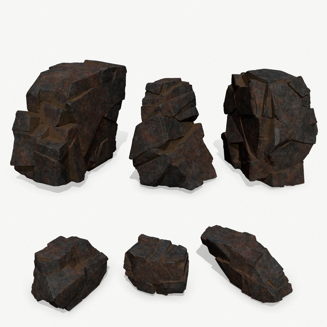 3D volcanic rocks - TurboSquid 1820952