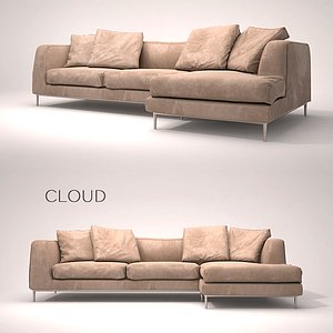 leather sofa 3d model