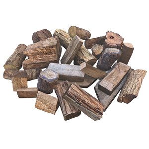 Wood collection V1 3D model