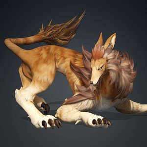 Divine Wolf-A3 3D model