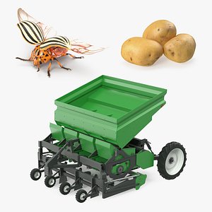 Potato Planting Collection 3D