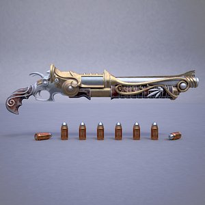 bullets pistol fantasy rifle model