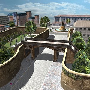 3ds max urban city