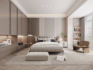 3D Modern bedroom