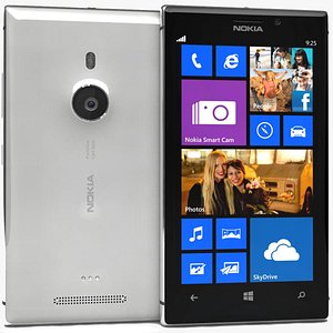 3d nokia lumia 925 gray