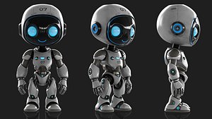3D ROBOT CHARACTER-07 model