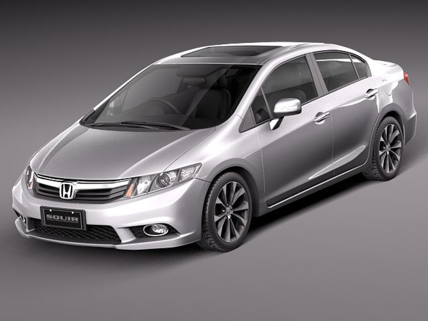 Honda 3d model. Honda Civic 2012 седан. Honda Civic 4d 2012. Civic 2012 седан. 3d модель Honda Civic sedan.