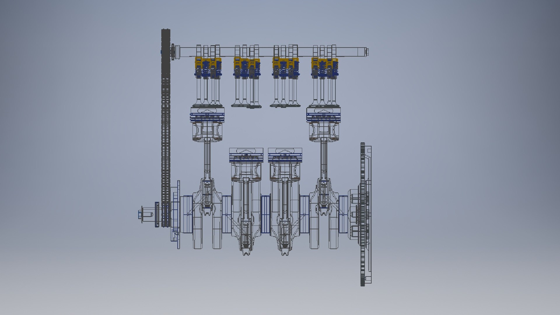3D Cranck And Cham Shaft Engine 3d Model - TurboSquid 2207438
