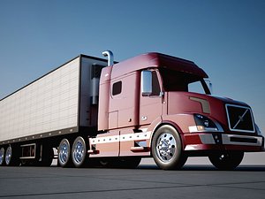 Volvo truck and trailer