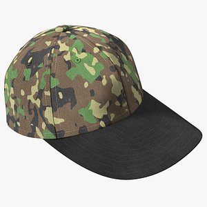 3D model Baseball Cap Camouflage