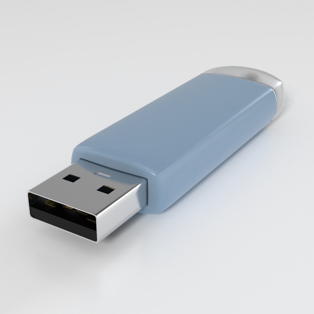 Usb Flash Drive 3d C4d