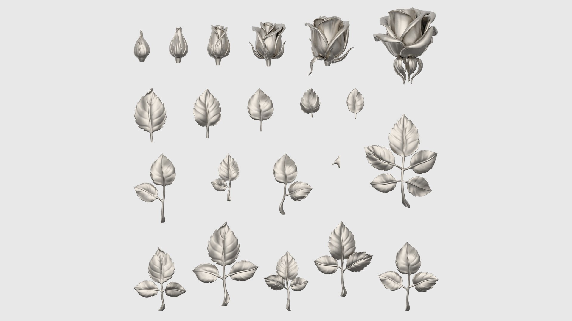 Rose Buds And Leaves Set 3D model https://p.turbosquid.com/ts-thumb/N5/kX87Bz/Sr/7/jpg/1674332410/1920x1080/fit_q87/3c699f31e1100b3663734e44a8b8e0c8c24123b1/7.jpg