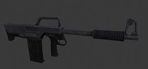 ks-23k russian bullpup shotgun 3D model