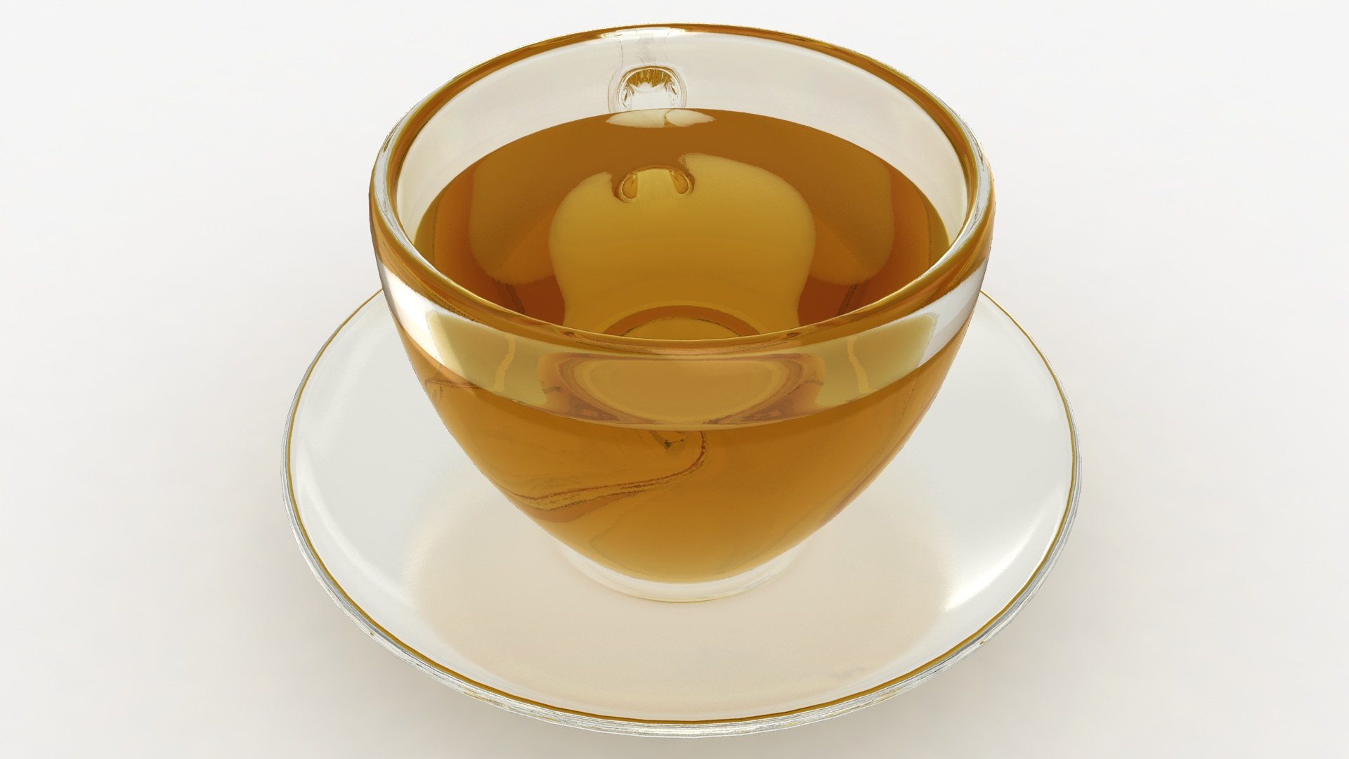 3D Realistic Green Tea Cup Model - TurboSquid 1453002