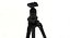3d model of generic camera tripod