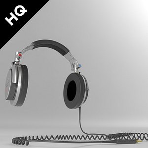 3d model headphones sony