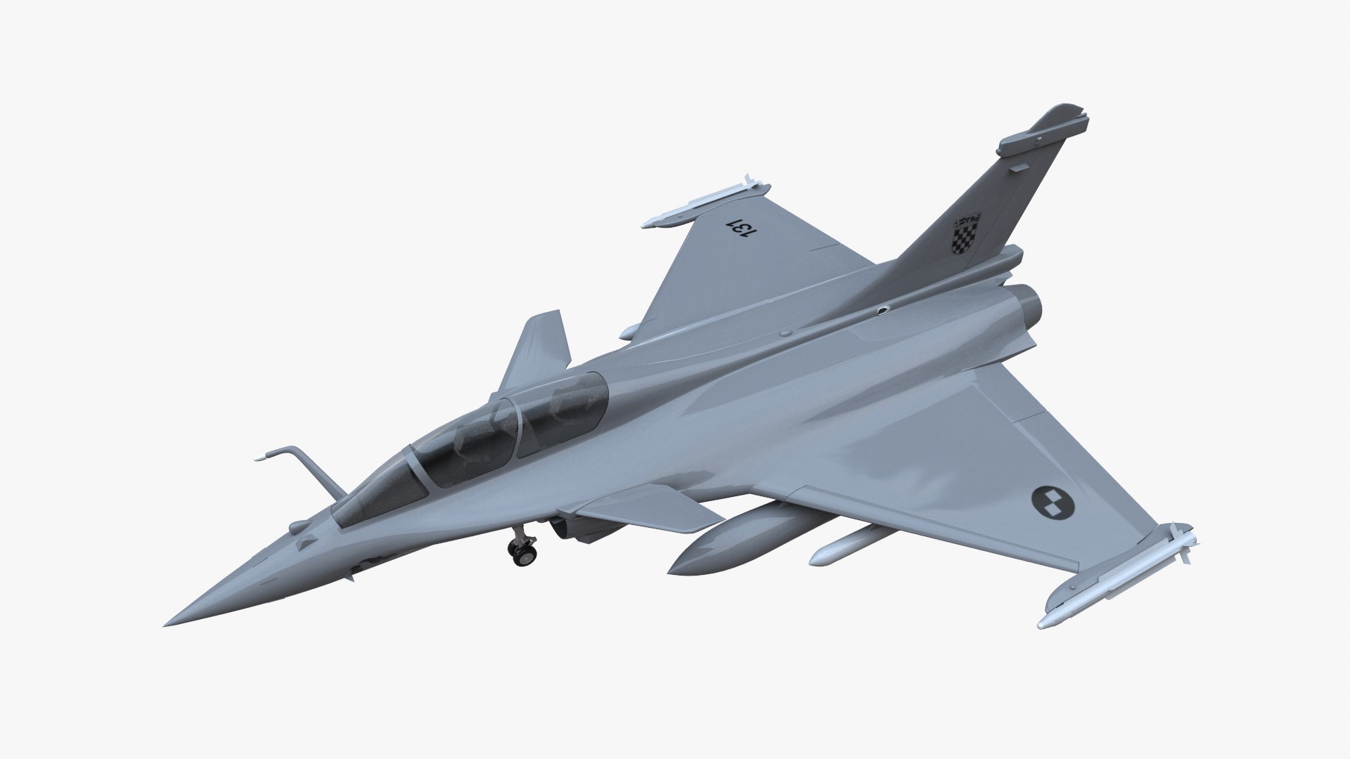 Free Dassault Rafale B 3D Model - TurboSquid 1510373