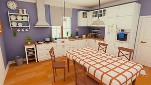 kitchen set 3D model