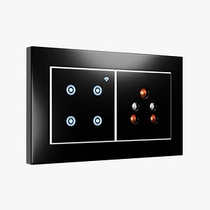 3D model Four Module Plate Design