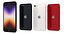 Apple iPhone SE 2022 All Colors  Low Poly