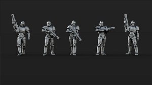 Futuristic Soldier 3D Models For Download | TurboSquid