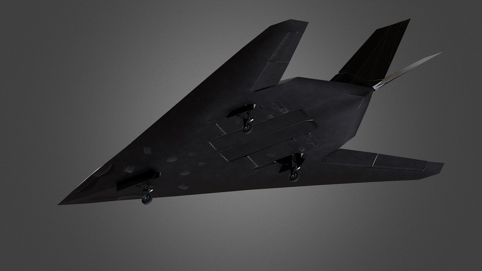 3D F117 Aircraft Model - TurboSquid 1653748