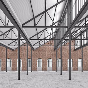 Industrial Interior 04 3D model