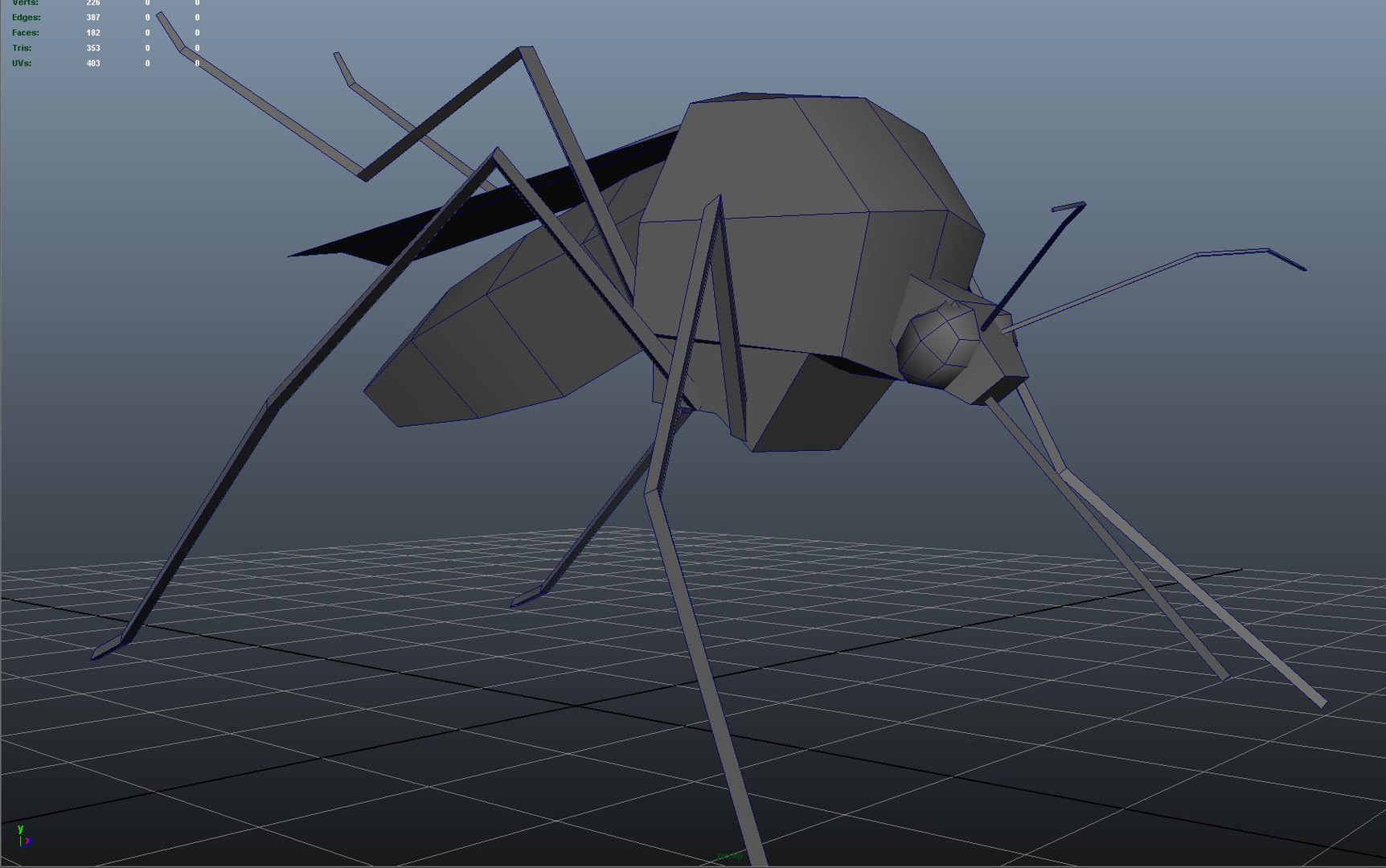 Mosquito Bug 3d Model