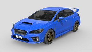 Subaru Impreza WRX STI 2015 3D model