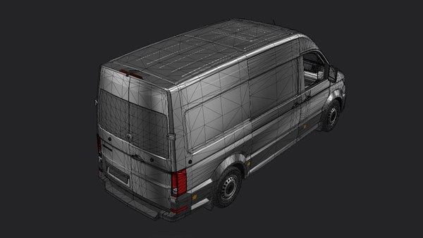 Volkswagen Crafter 2017 VR Ready 3D - TurboSquid 1801628