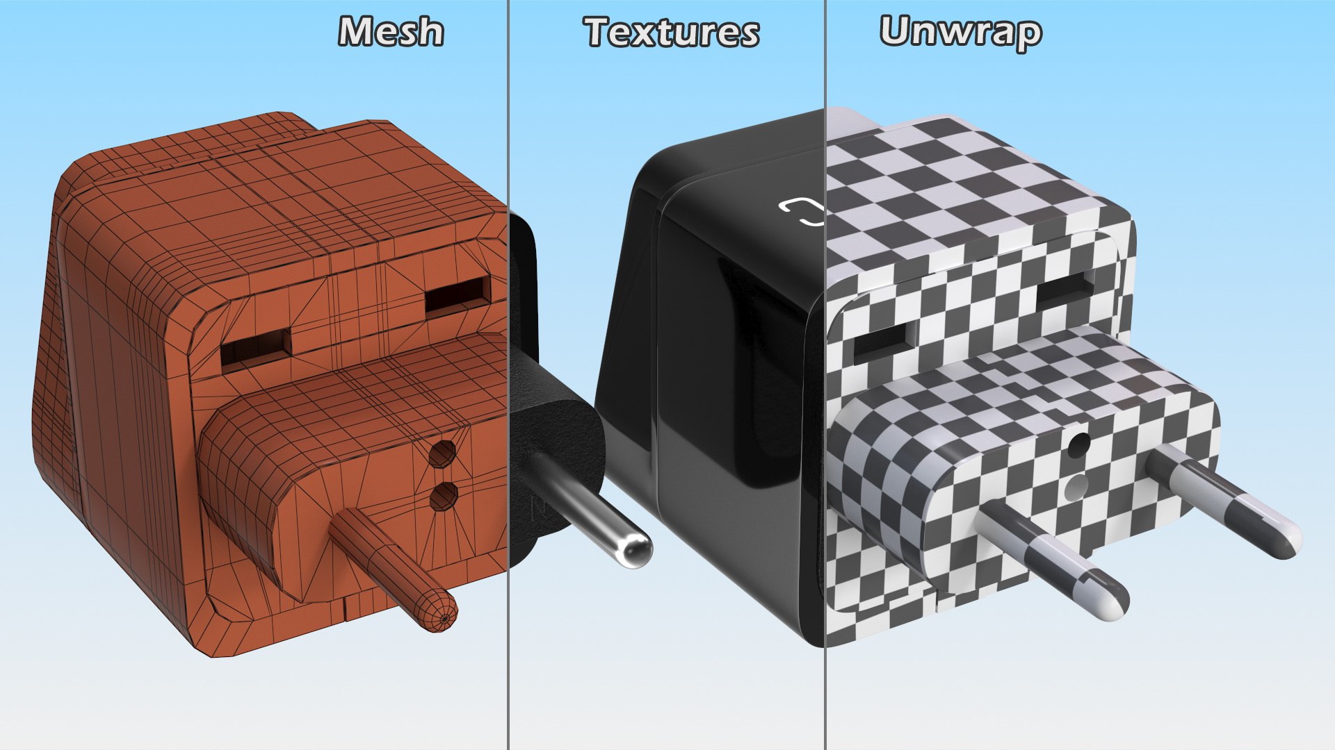 Electrical Plug Adapters Collection 3 model https://p.turbosquid.com/ts-thumb/N6/CM3KZi/aX/electricalplugadapterscollection3vray3dmodel034/jpg/1655946888/1920x1080/fit_q87/83e14dc247aaf6a90f9a54ab327aa8336fe6945f/electricalplugadapterscollection3vray3dmodel034.jpg