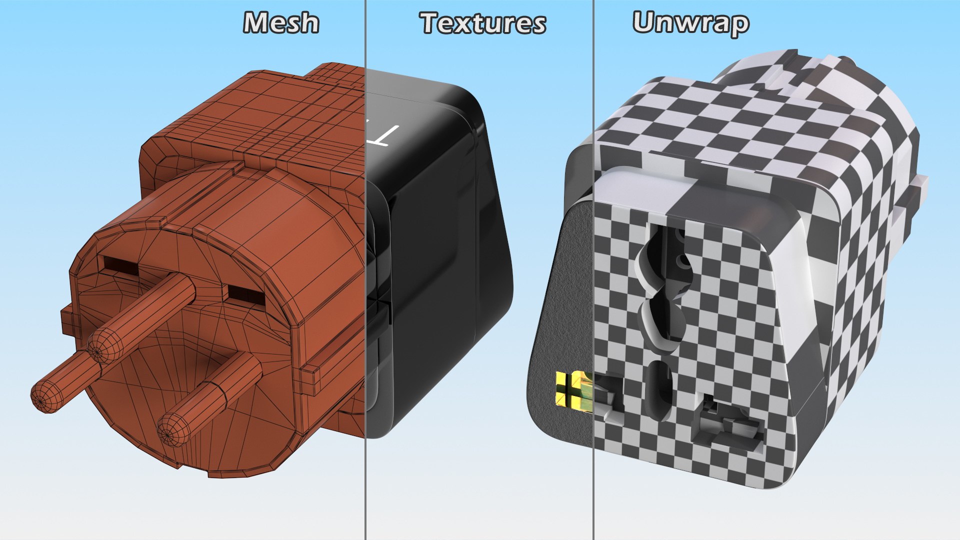 Electrical Plug Adapters Collection 3 model https://p.turbosquid.com/ts-thumb/N6/CM3KZi/vV/electricalplugadapterscollection3vray3dmodel023/jpg/1655946855/1920x1080/fit_q87/71a47c8f6c960188f32b232837857a27d302e963/electricalplugadapterscollection3vray3dmodel023.jpg