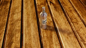 bottle vodka model