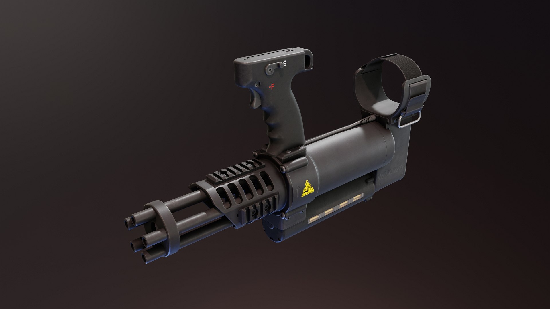 Arm Mounted 22LR Minigun model https://p.turbosquid.com/ts-thumb/N6/D19nwI/Jj/22lr_minigun_prev_002/jpg/1730632800/1920x1080/fit_q87/63ed2b14adcf94648793b653ba26361c7c8dbd0e/22lr_minigun_prev_002.jpg