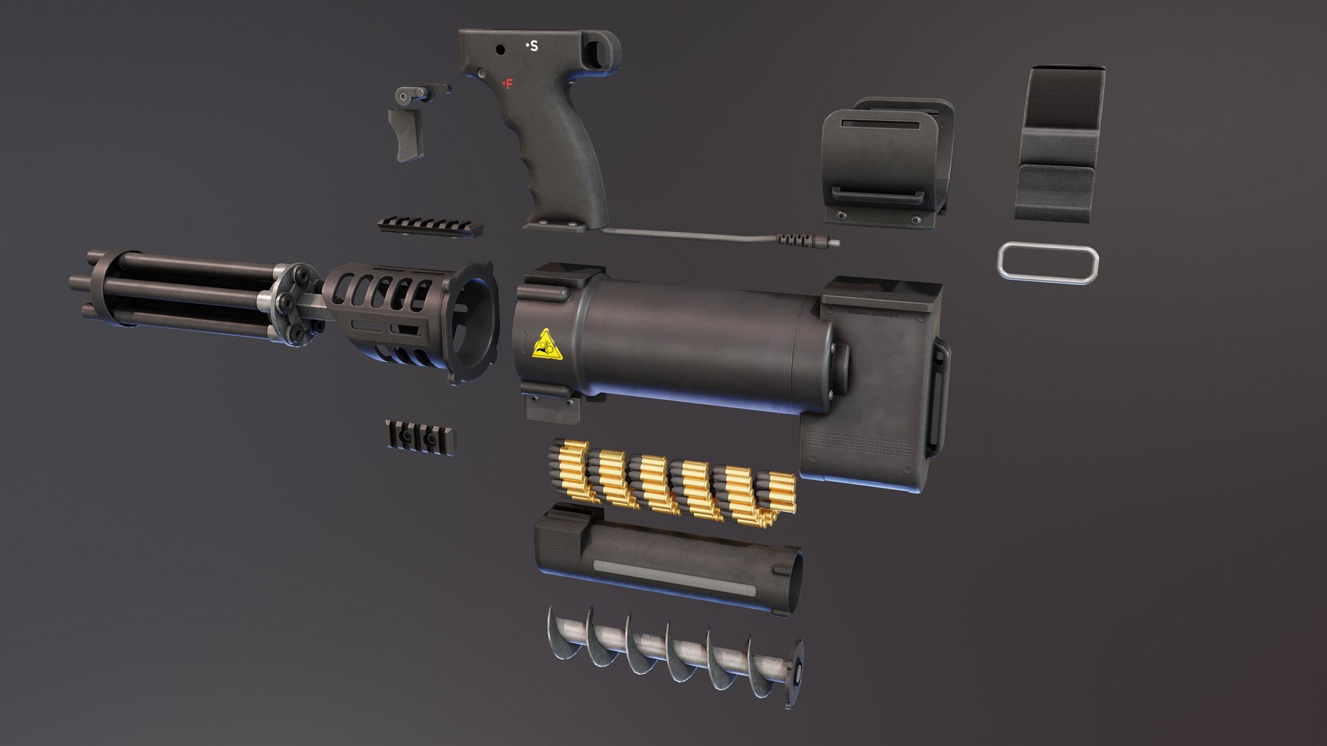 Arm Mounted 22LR Minigun model https://p.turbosquid.com/ts-thumb/N6/D19nwI/it/22lr_minigun_prev_008/jpg/1730632802/1920x1080/fit_q87/b3428107313d50d6de65c71be8f24bc4534f552b/22lr_minigun_prev_008.jpg