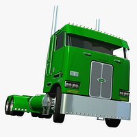 Peterbilt 362 Green Jolly