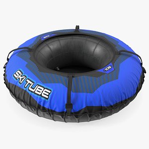 Rubber Snow Tube With Blue Cover