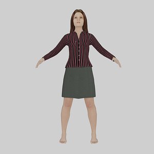 13 Years Old Rigged Girl model