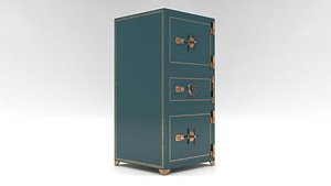 steel safe 3D