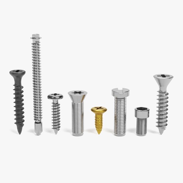 Chipboard screw 5 0 model - TurboSquid 1342381