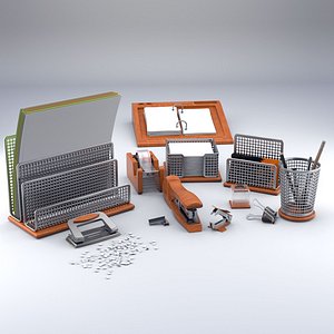 3D office set
