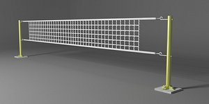 3D model Volleyball net