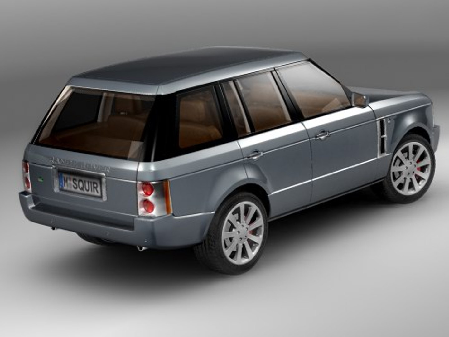 range rover suv 3d model
