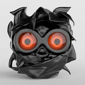 Sci-Fi Robot Head -Helmet 3D