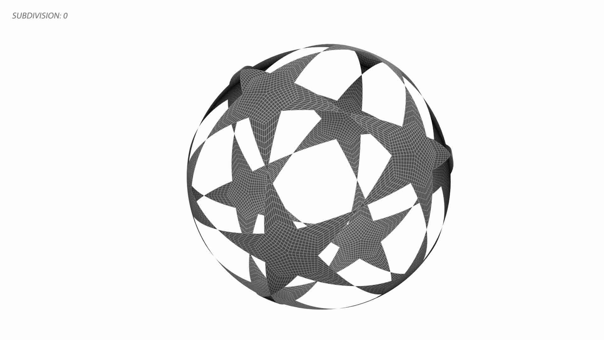3D Star Ball Shape Model - TurboSquid 2259108